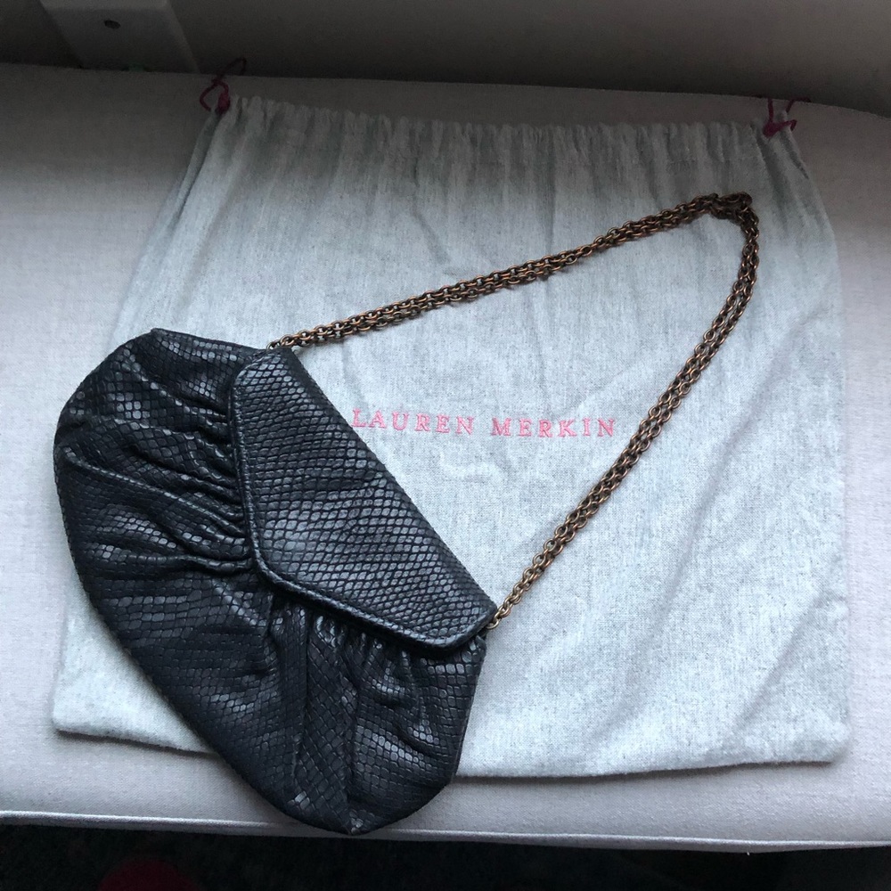 Lauren Merkin black leather bag